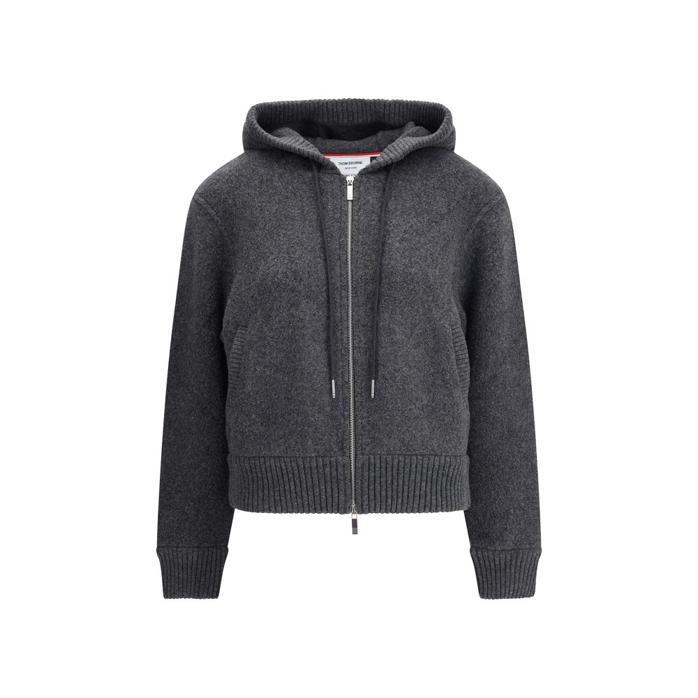 Thom Browne Gray Wool Sweatshirt