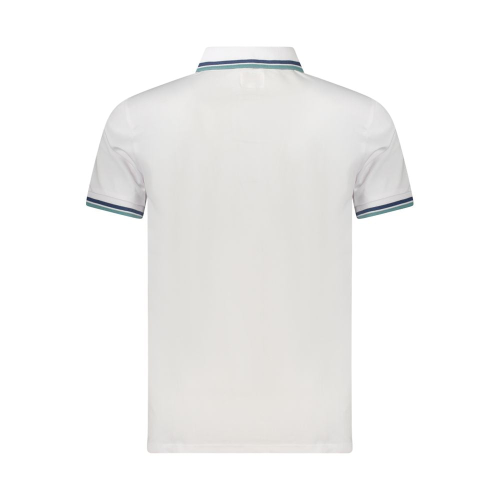 Guess Jeans White Cotton Men's Polo Shirt