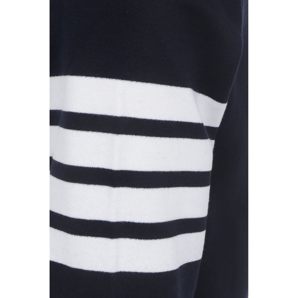 Thom Browne Blue Cotton Sweatshirt