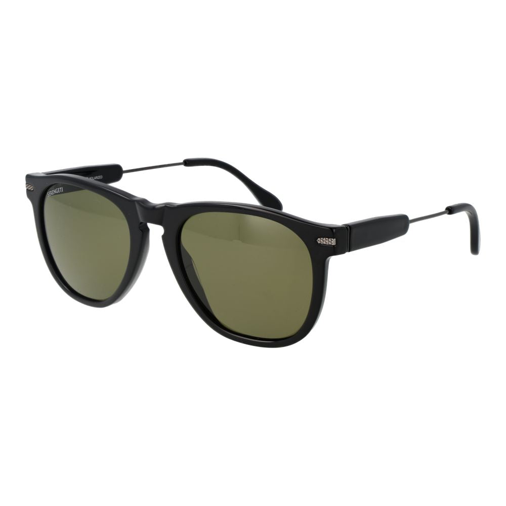 Serengeti Black Plastic Sunglasses