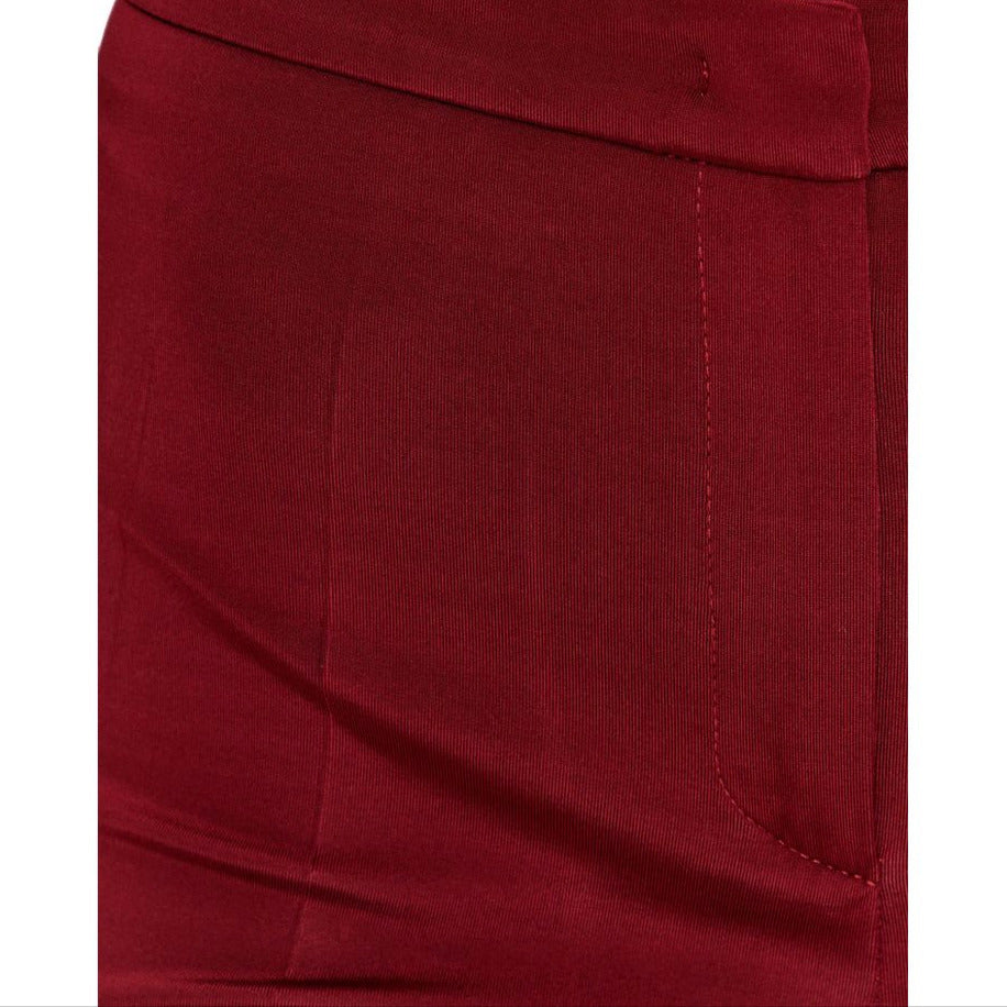 PINKO Red Viscose Jeans & Pant