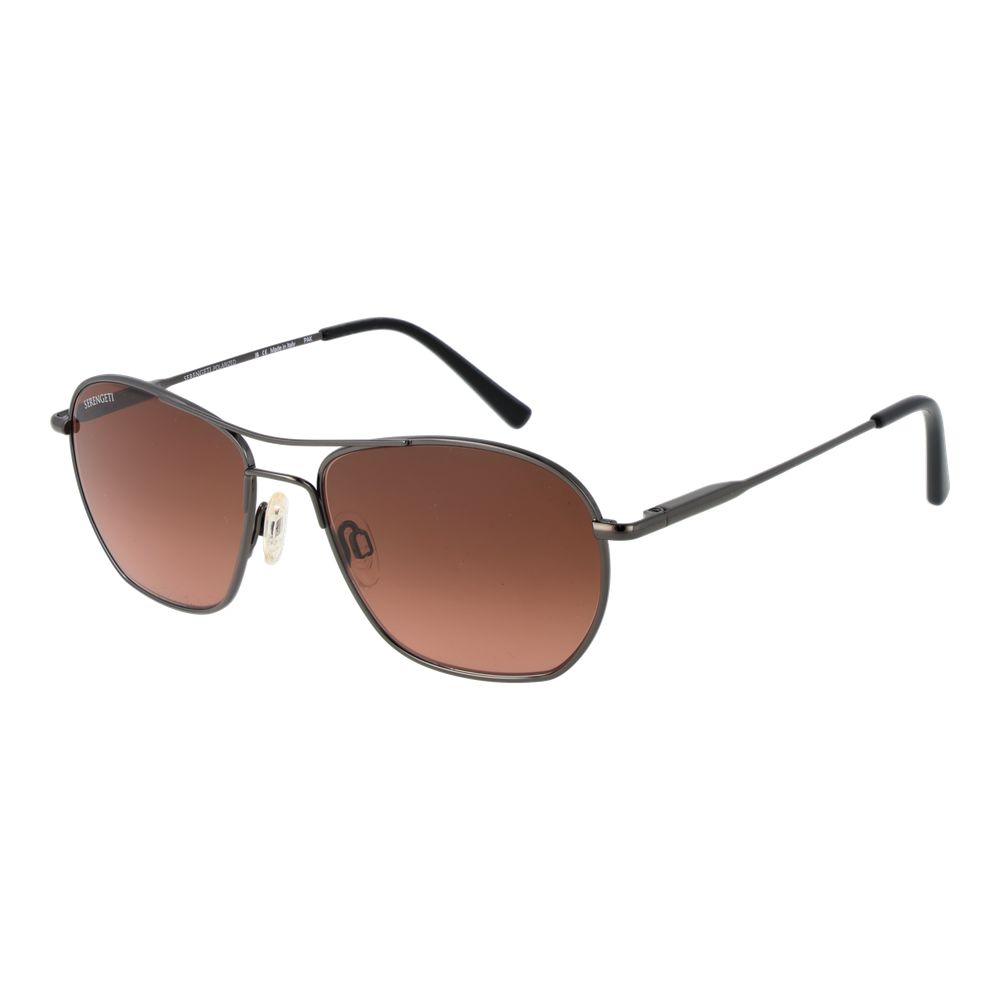 Serengeti Gray Metal Sunglasses