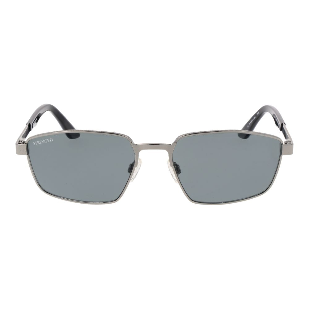 Serengeti Gray Metal Sunglasses