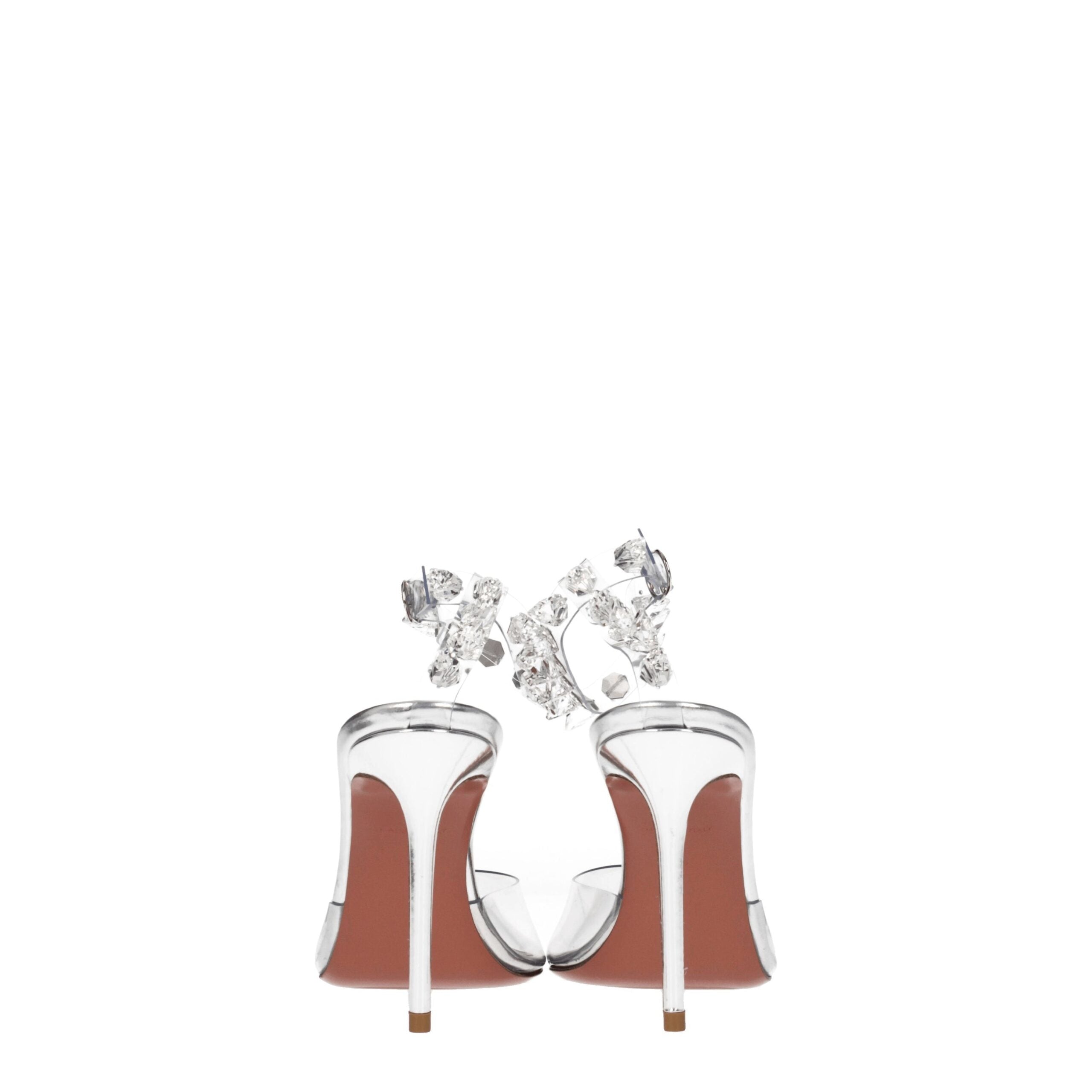 Amina Muaddi Transparent Pvc High Heel Pumps