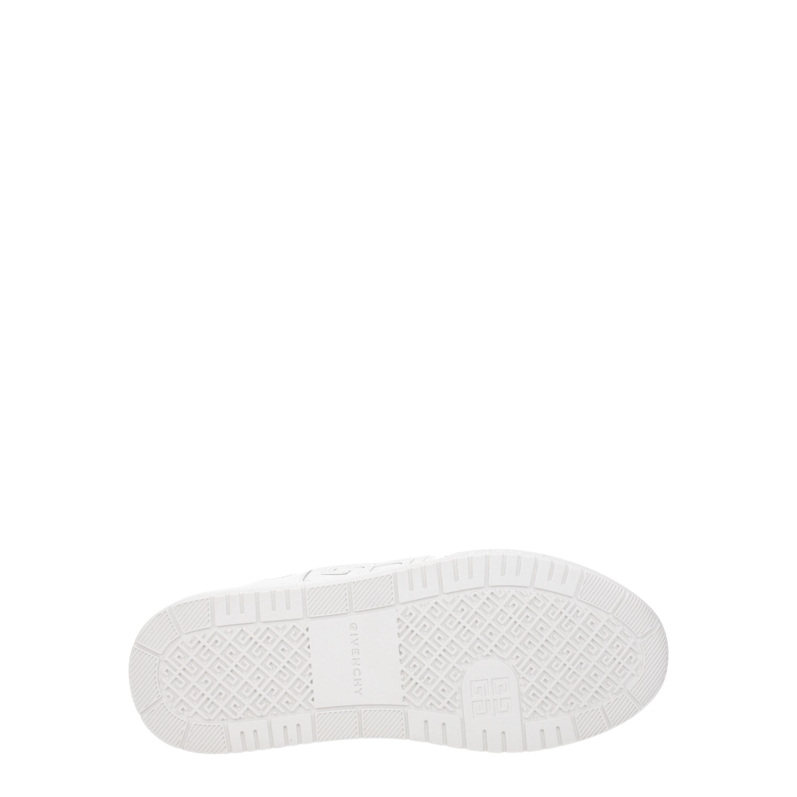 Givenchy White Leather Low Tops