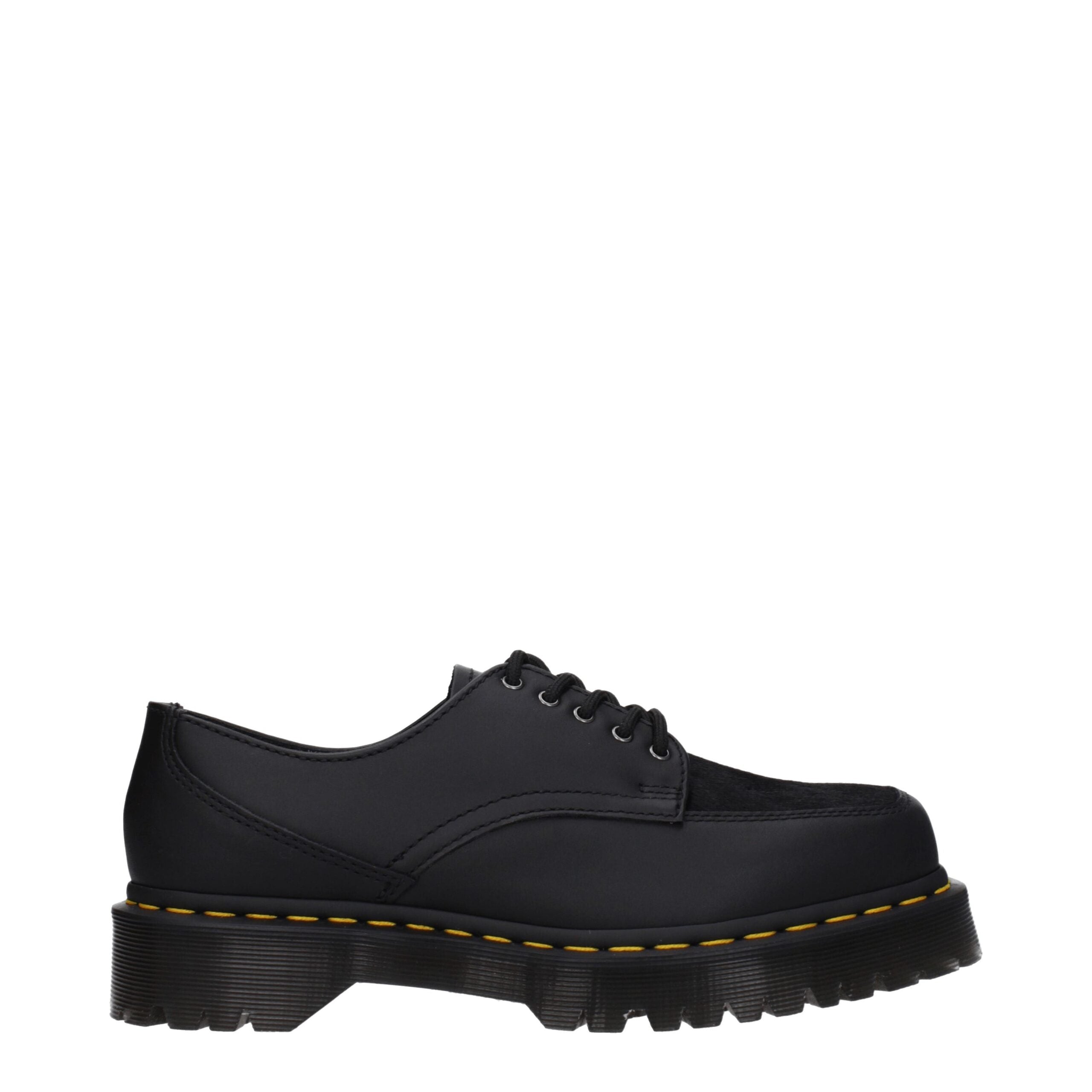 Dr. Martens Black Leather Oxfords And Derbies