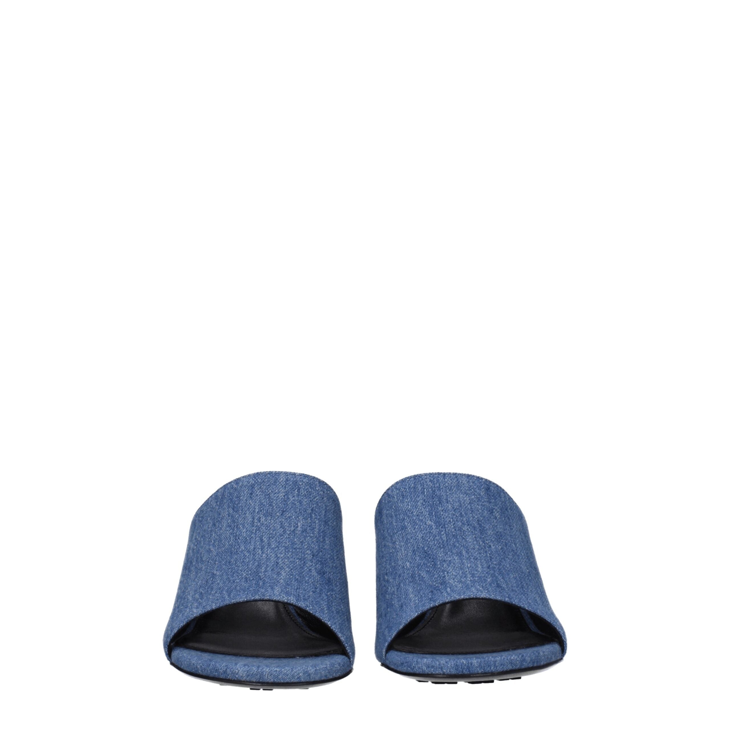 Givenchy Blue Fabric Platforms