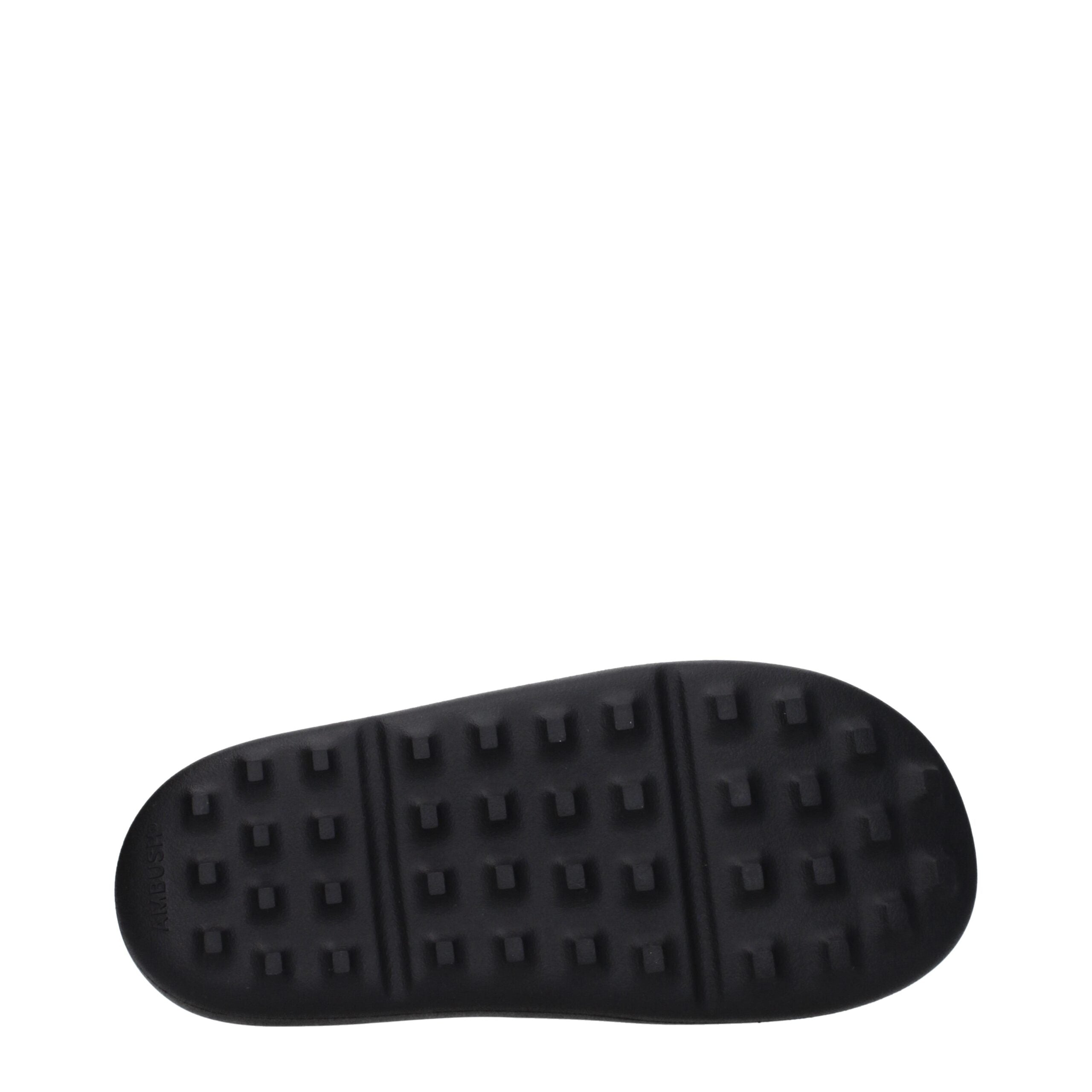 Ambush Black Cotton Slippers