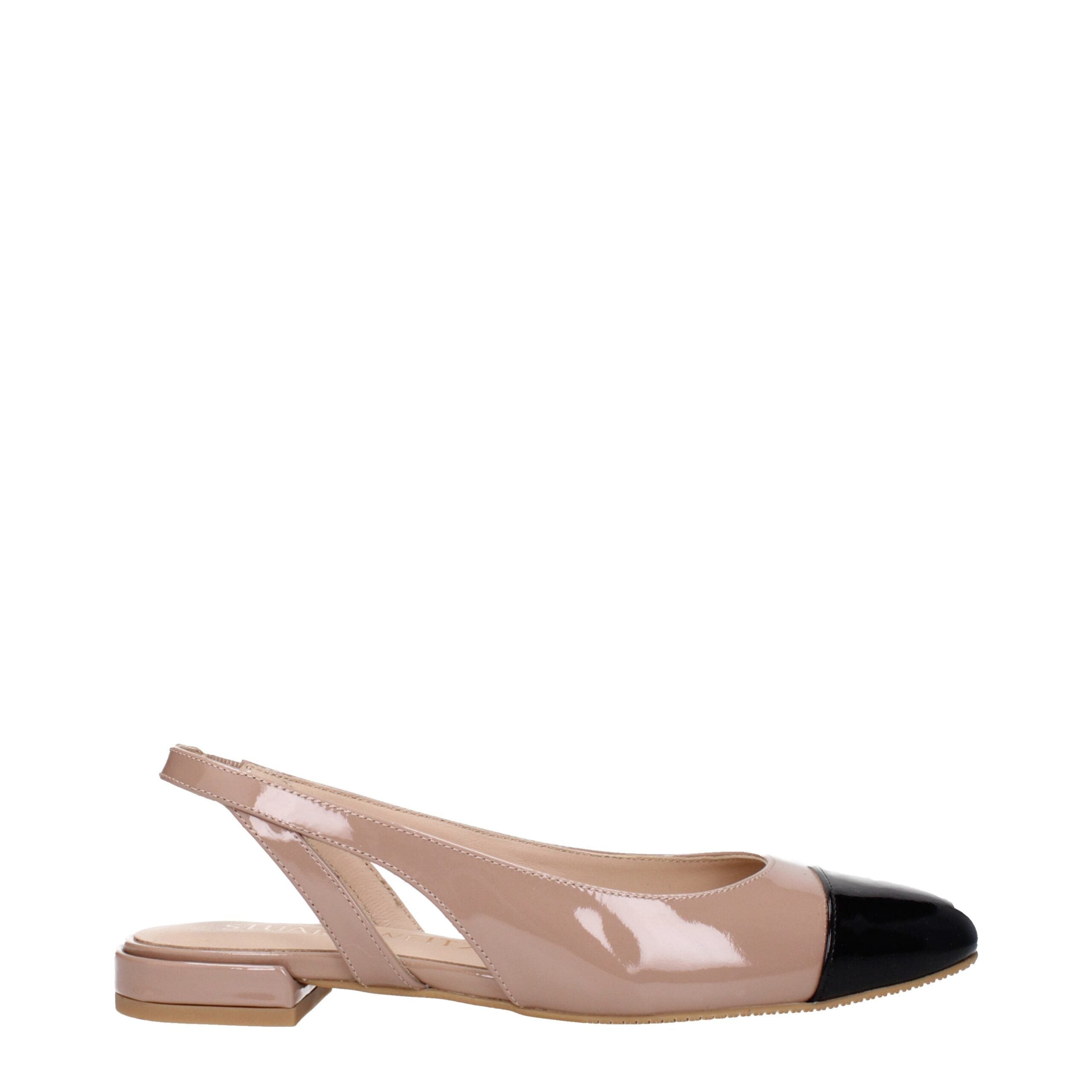 Stuart Weitzman Pink Leather Ballet Flats