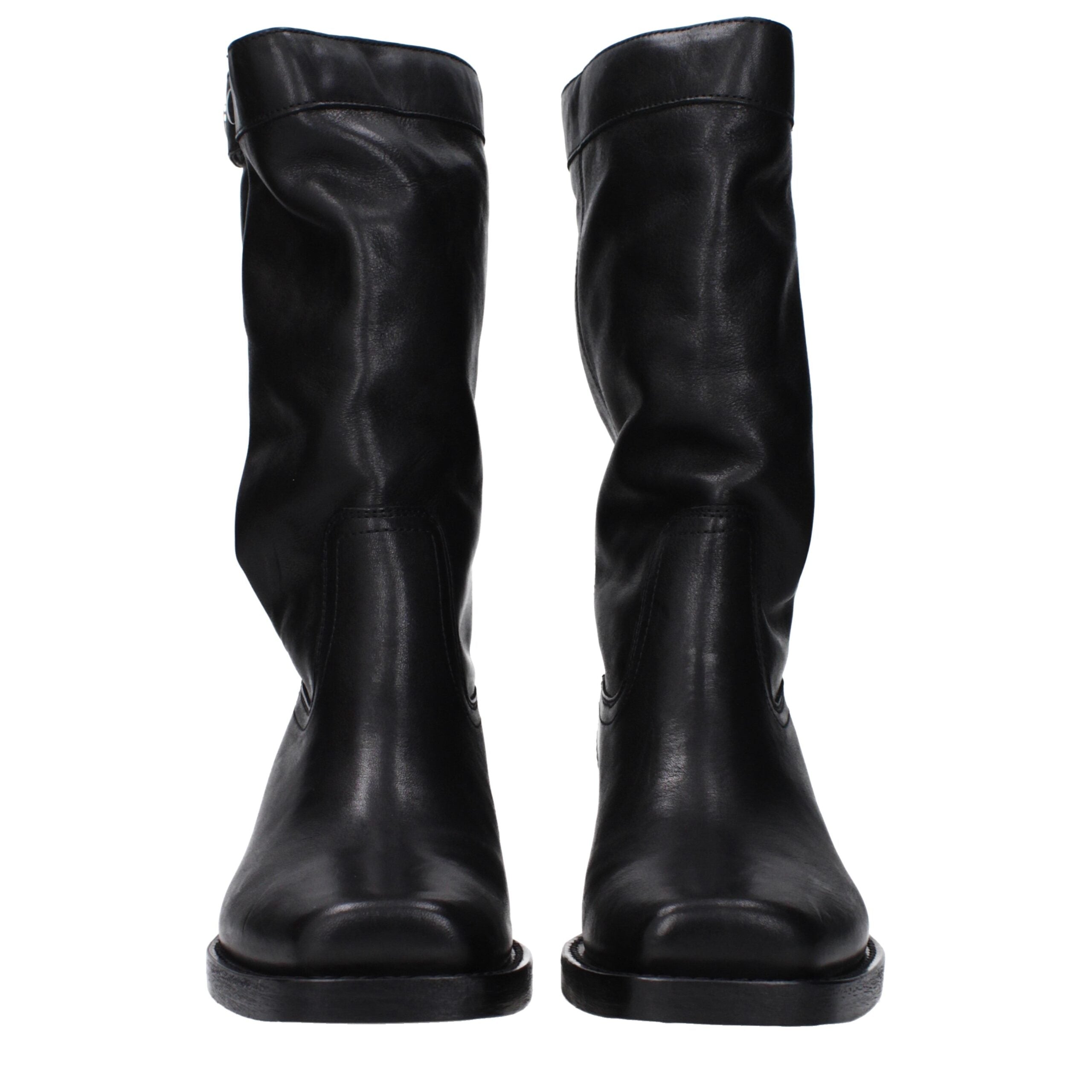 Isabel Marant Black Leather Ankle Boots