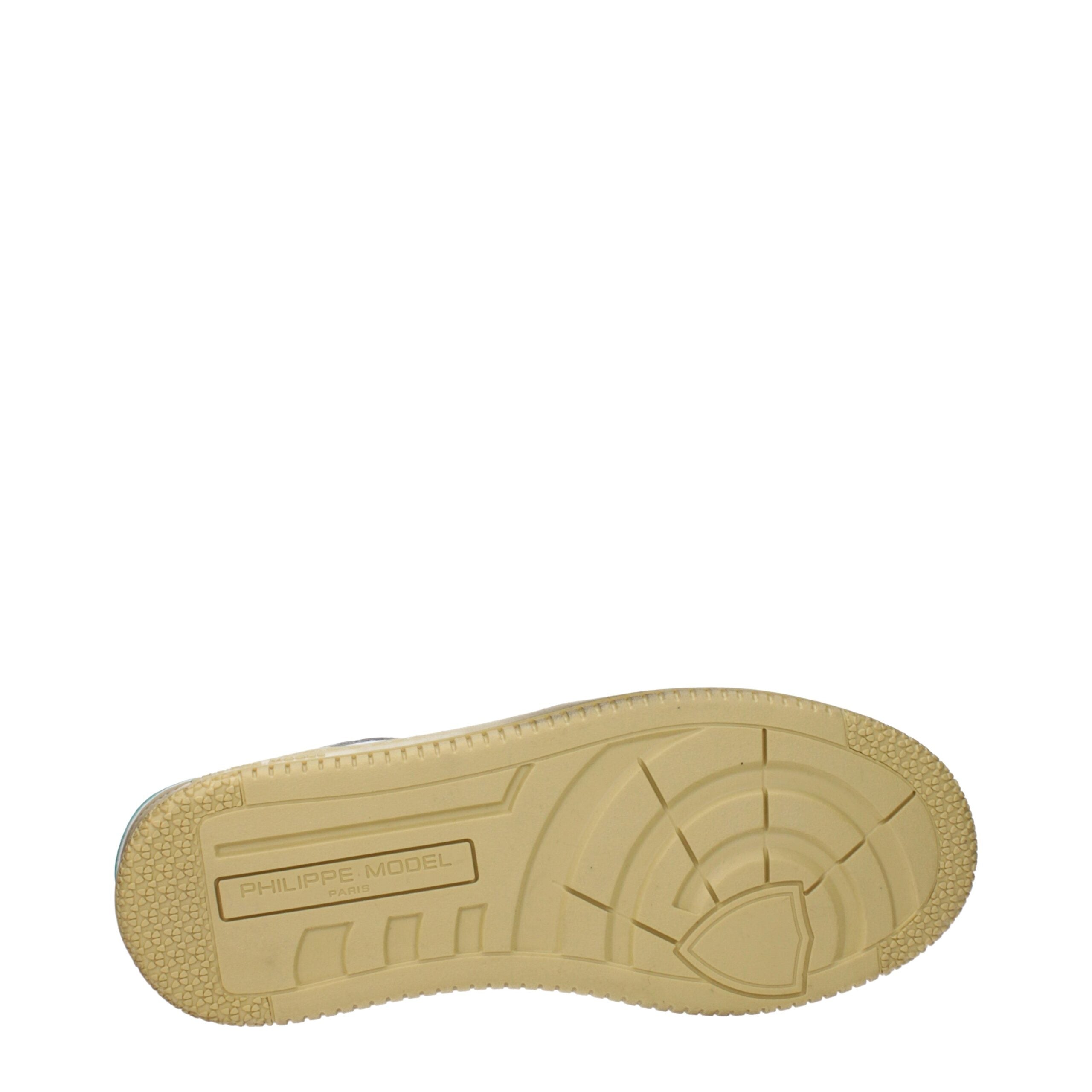 Philippe Model White Leather Low Top Sneakers