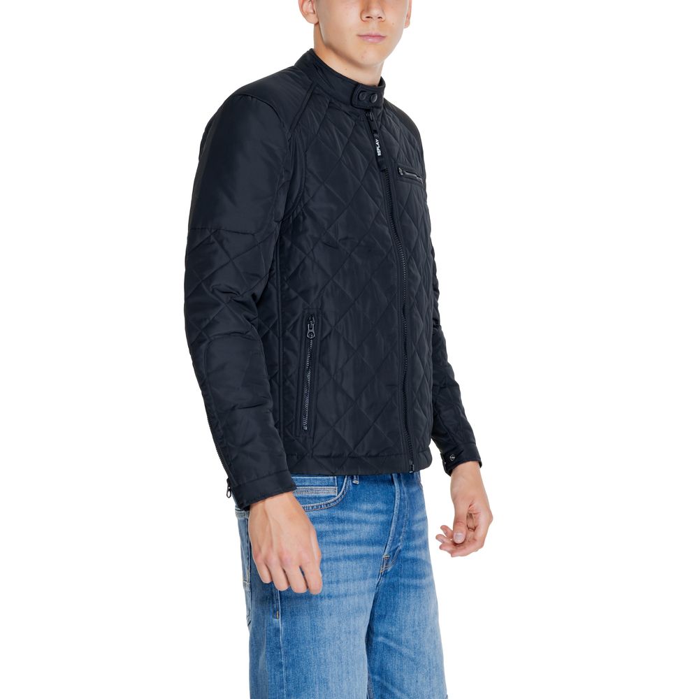Replay Black Polyamide Jackets & Coat