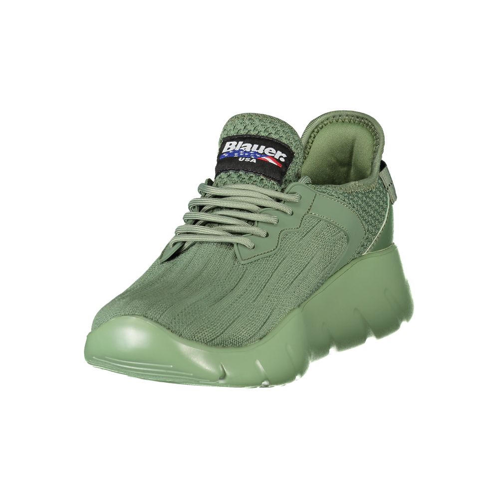 Blauer Green Polyester Men Sneaker