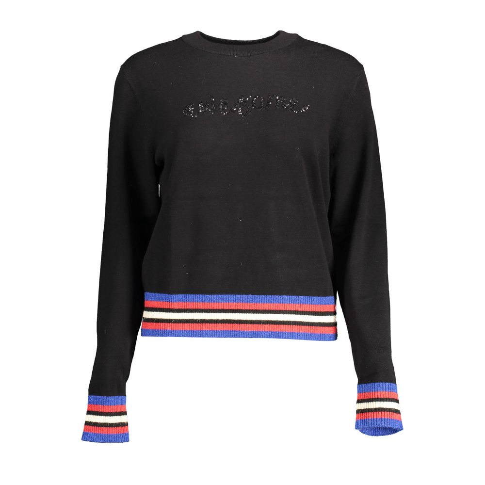 Desigual Black Polyester Sweatshirt