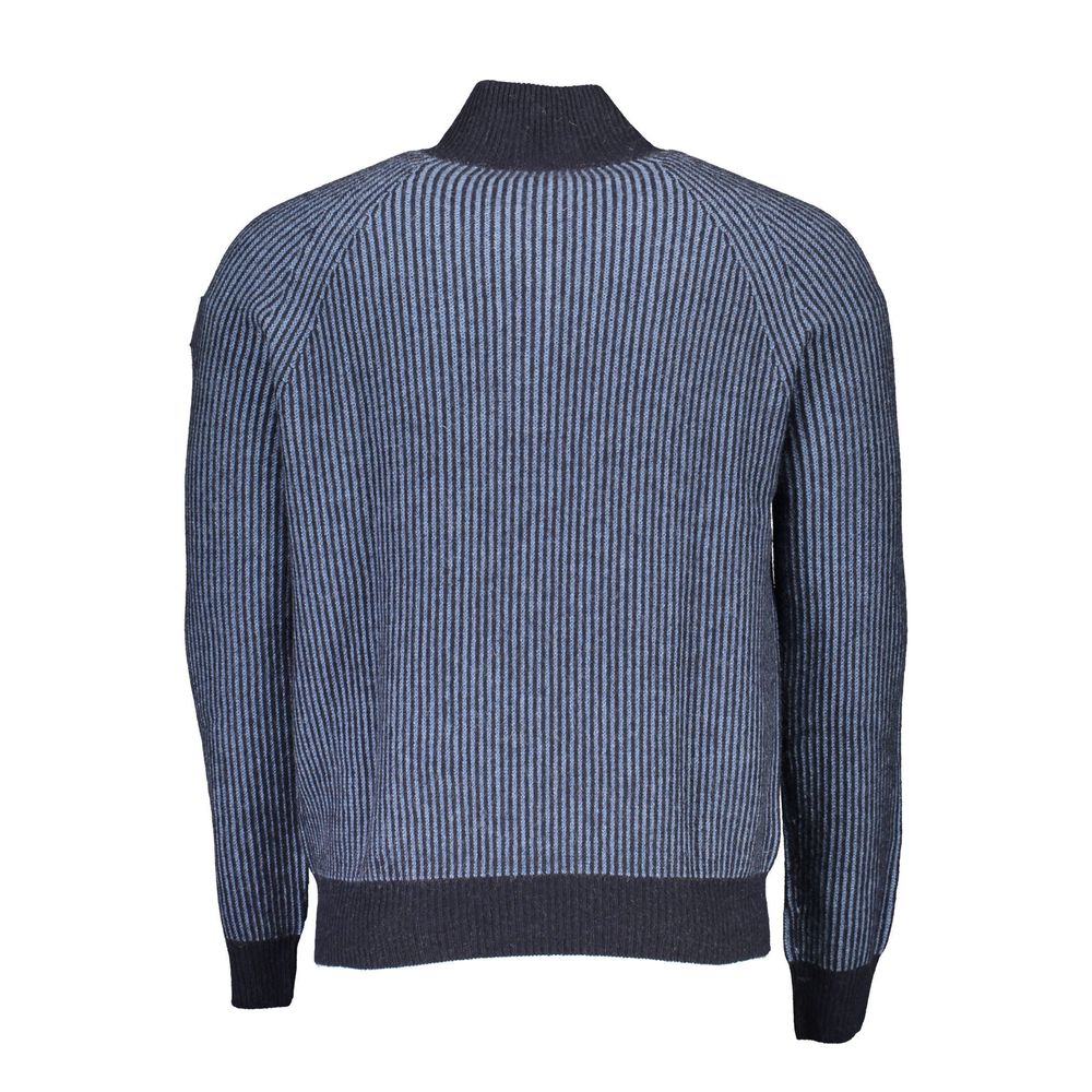 North Sails Blue Wool Men's Sweater