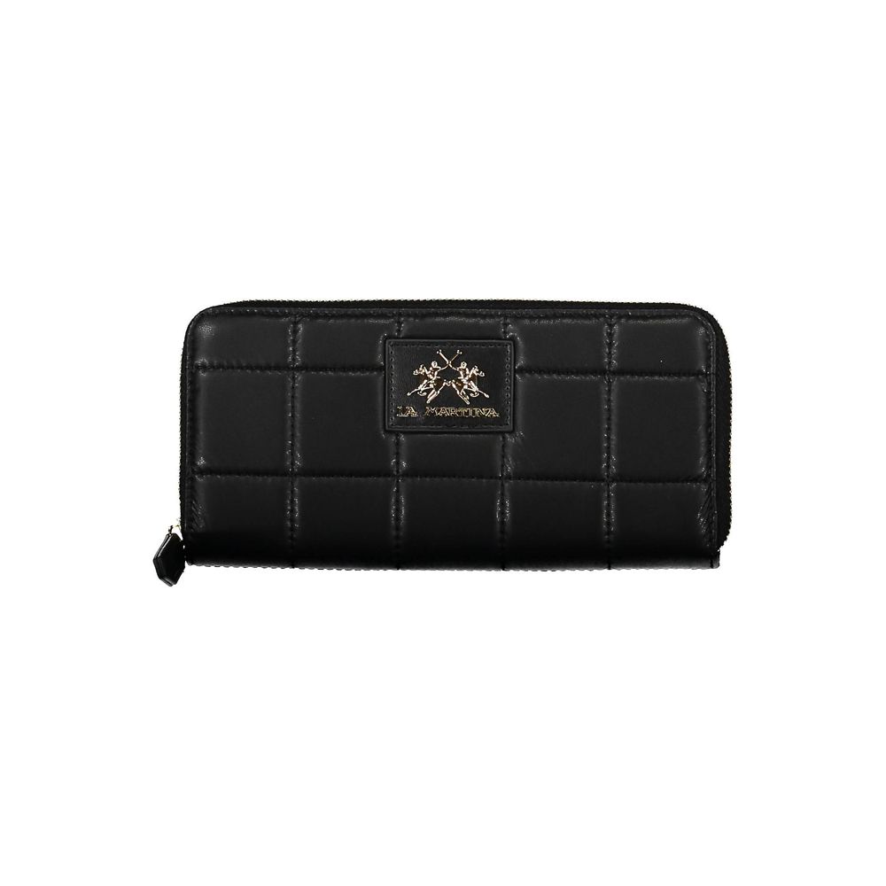 La Martina Nero Polyurethane Women Wallet