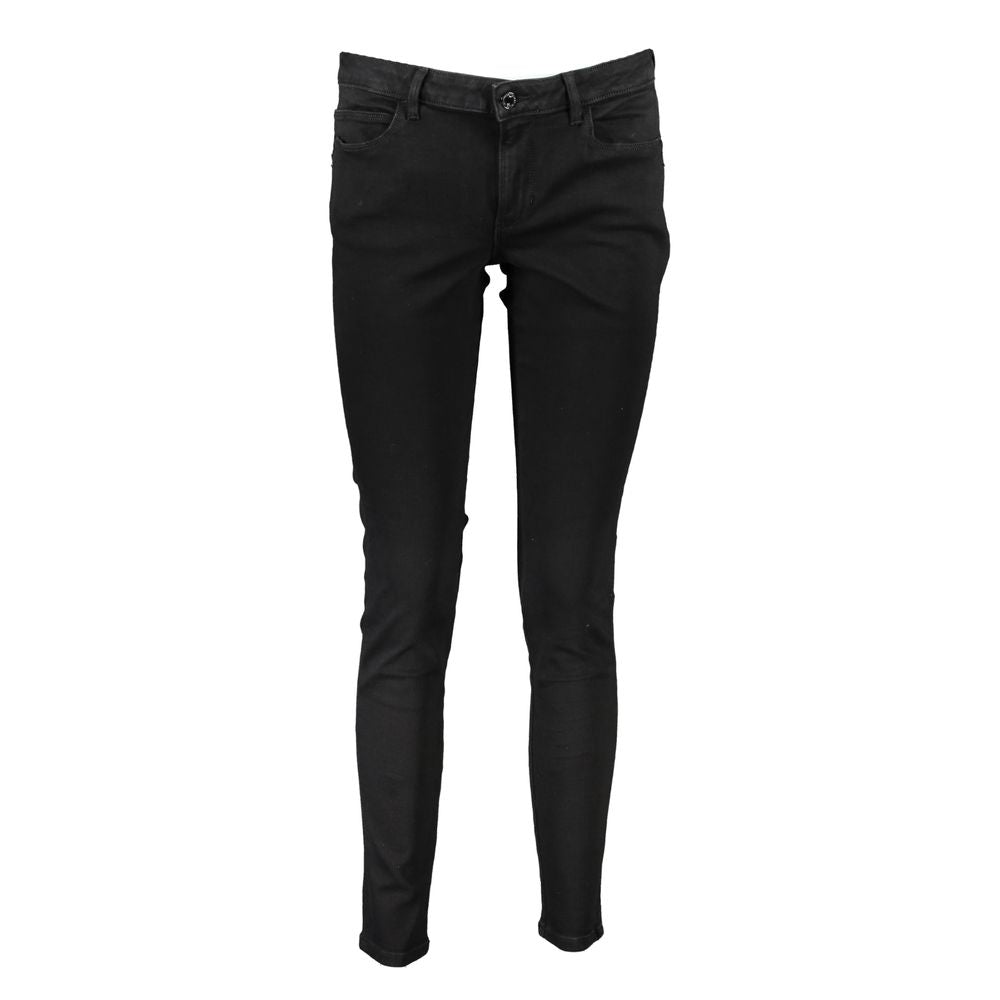 Guess Jeans Black Cotton Skinny Jeans