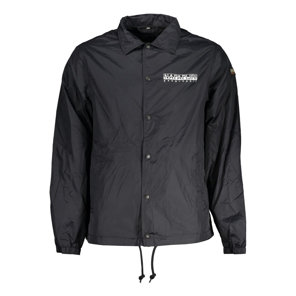 Napapijri Black Polyester Shell Jacket