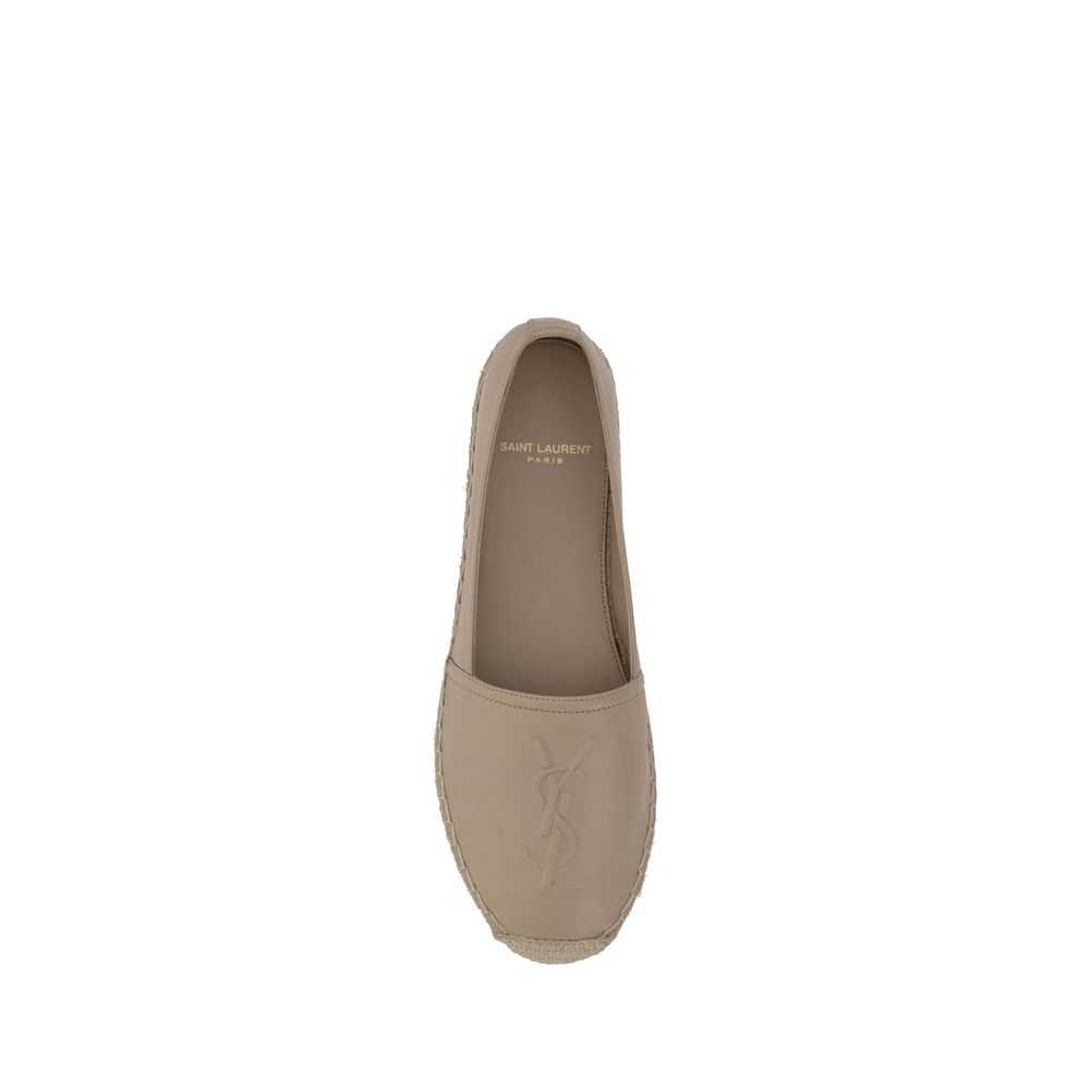 Saint Laurent Beige Lamb Ovis Aries Espadrilles