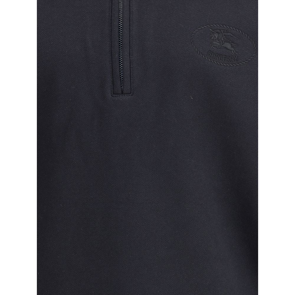 Burberry Black Cotton Sweatshirt