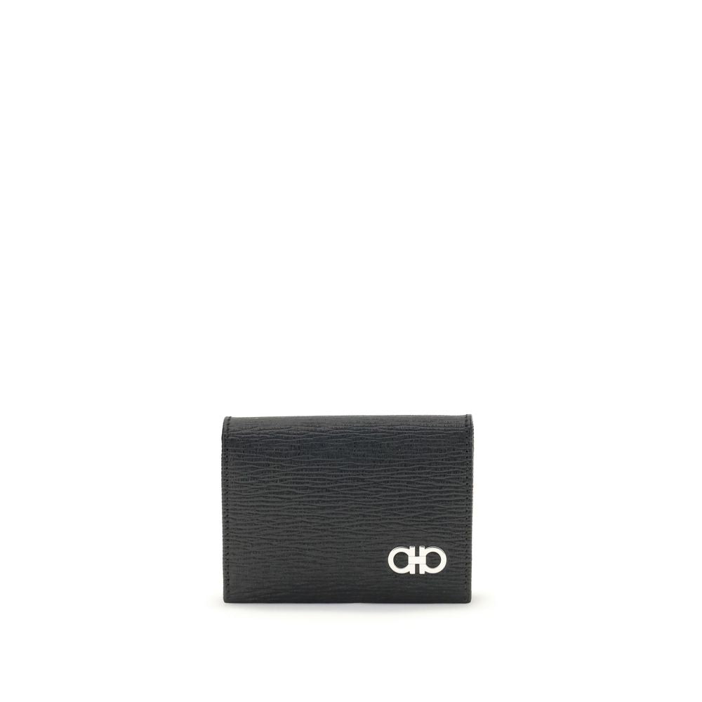 Ferragamo Black Leather Wallet