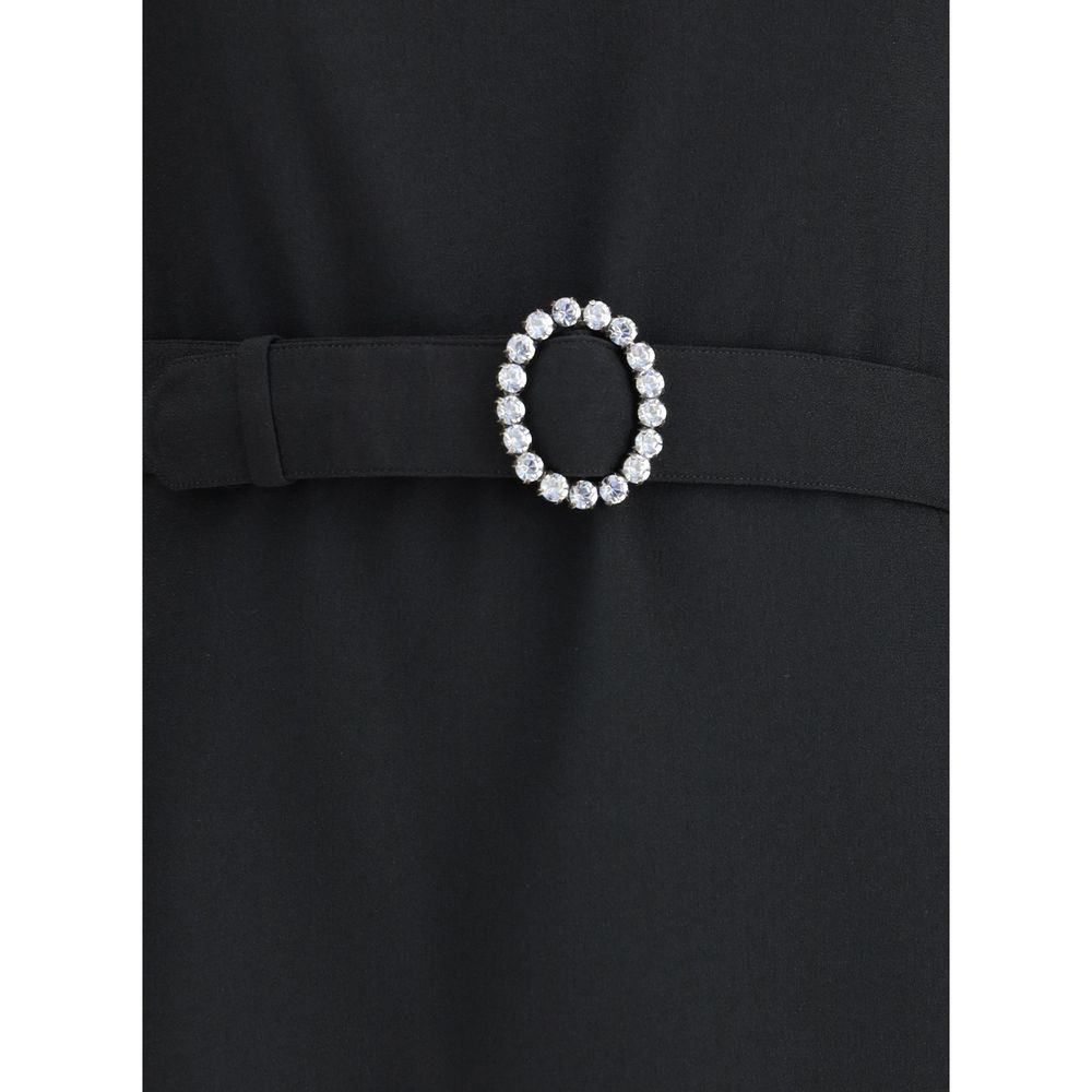 Saint Laurent Sablè mini Dress with cut nude back