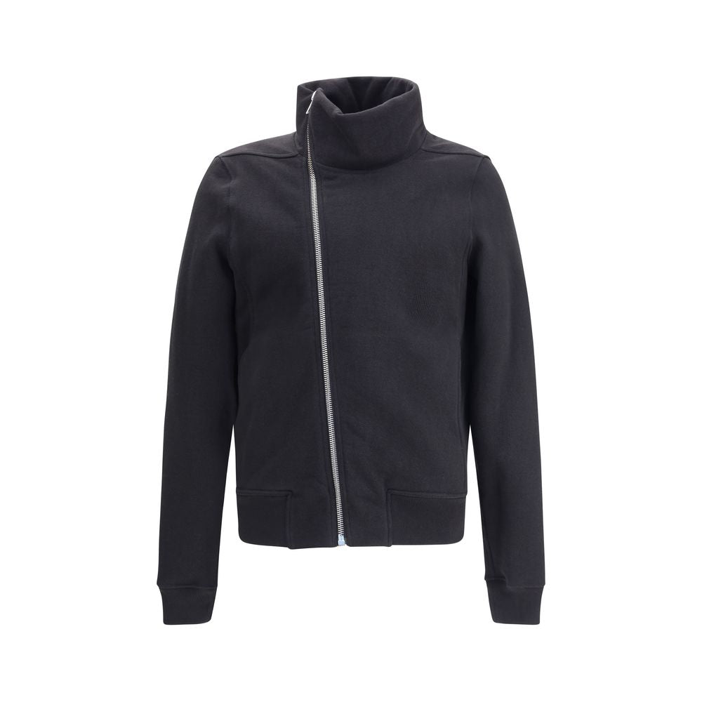 Rick Owens Black Cotton Full-Length Jacket