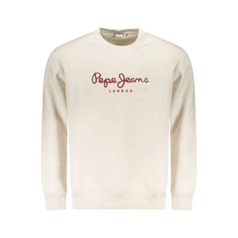 Pepe Jeans Bianco Cotton Men Sweatshirt