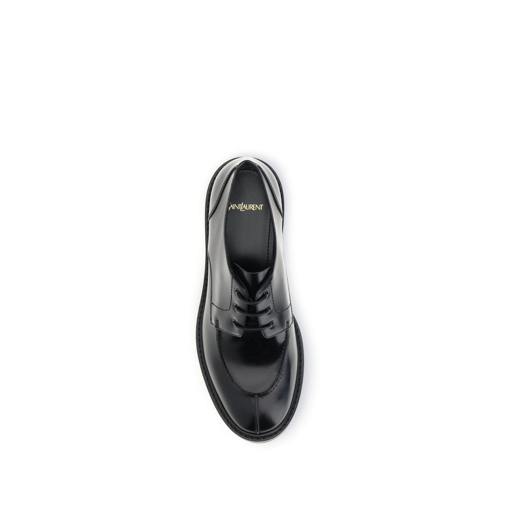 Saint Laurent Leather Lace-Ups