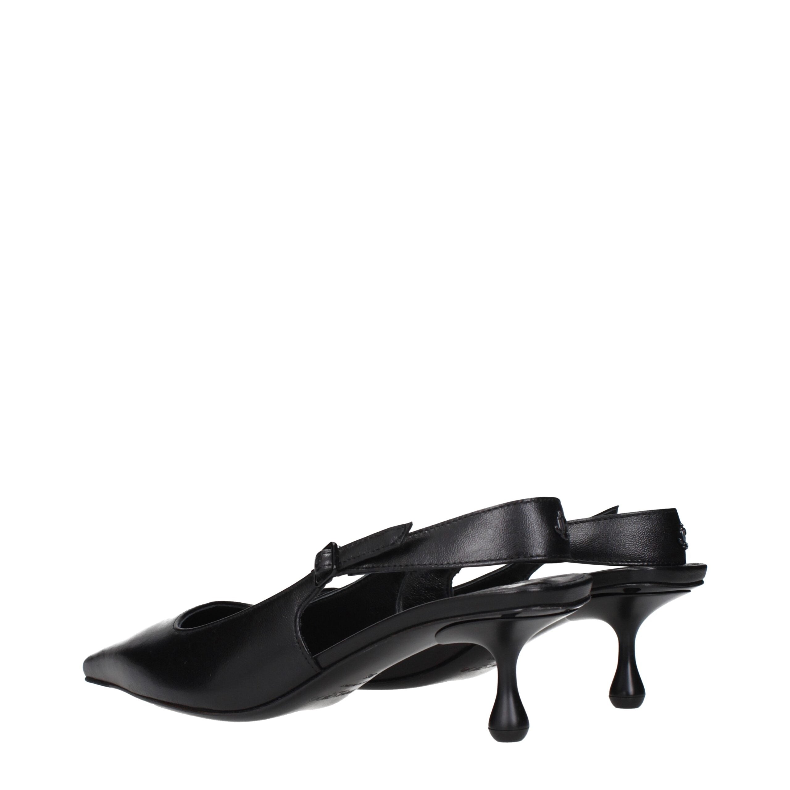 Jimmy Choo Black Leather Sandals