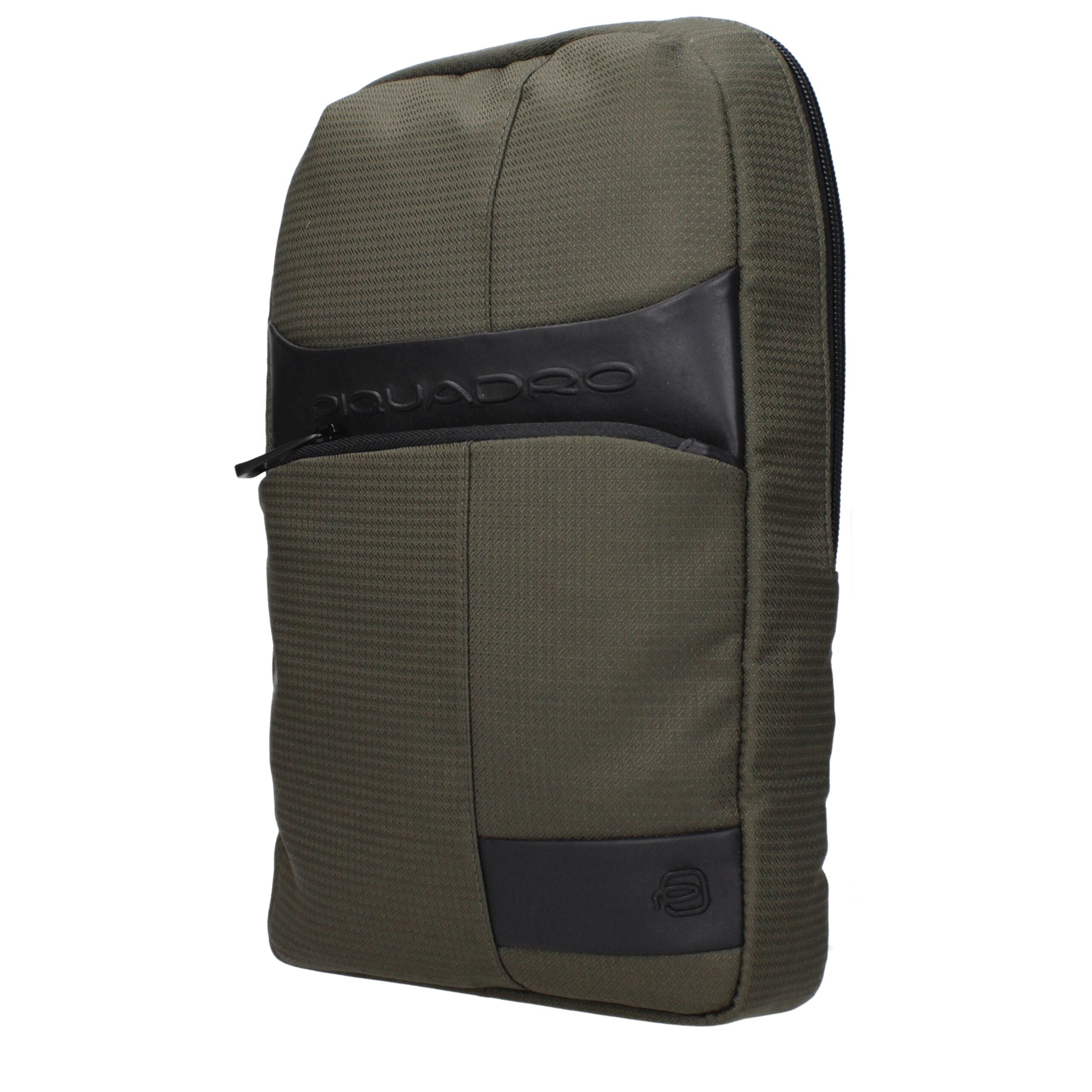 Piquadro Green Fabric Crossbody Bag