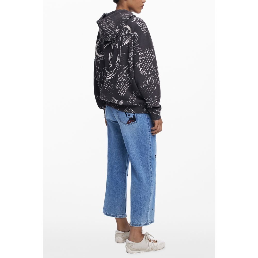 Desigual Black Cotton Women Sweater