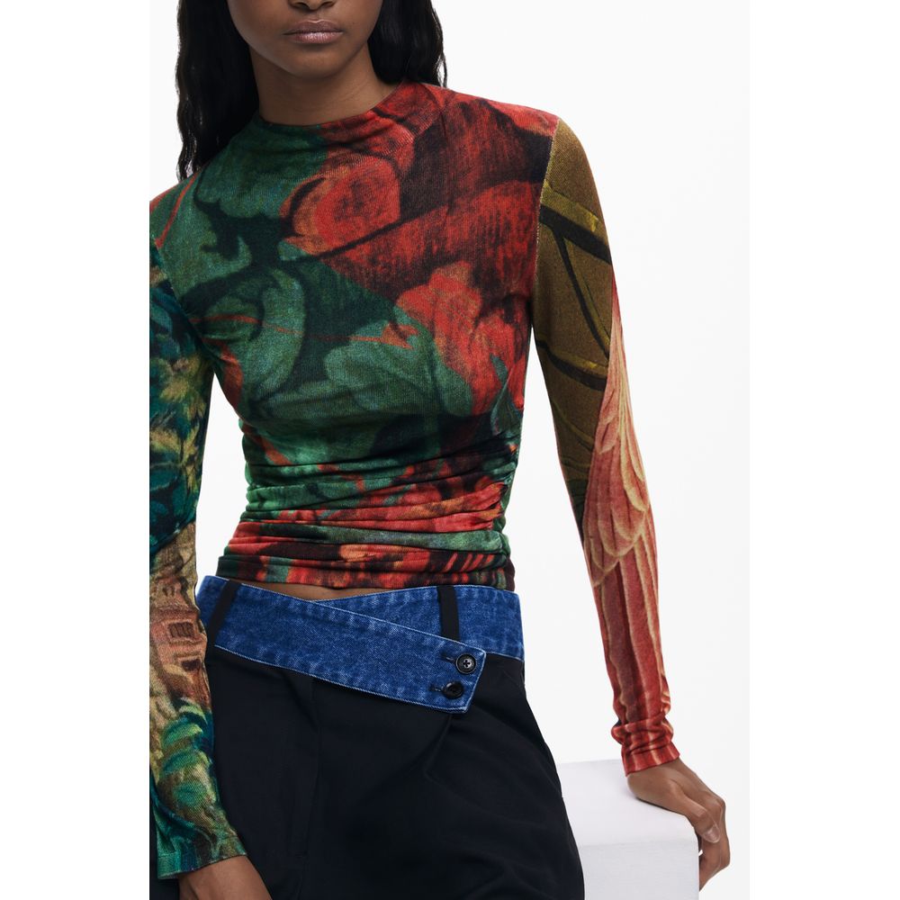 Desigual Green Viscose Women Sweater