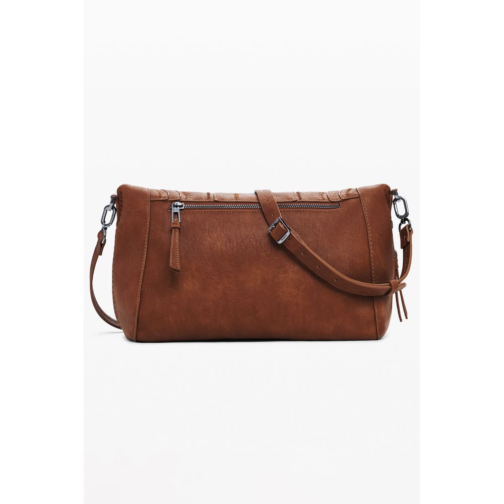 Desigual Brown Polyethylene Women Handbag