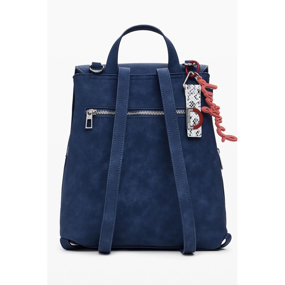 Desigual Blue Polyethylene Women Backpack