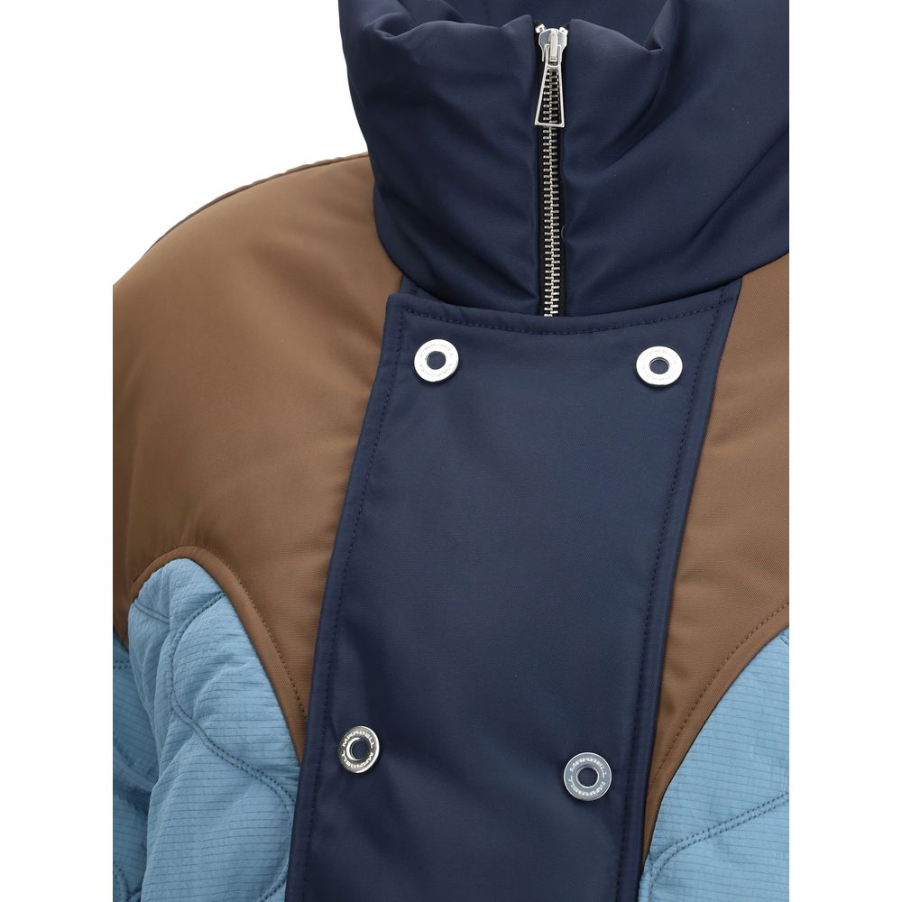 MARBELL Light Blue Polyamide Coat