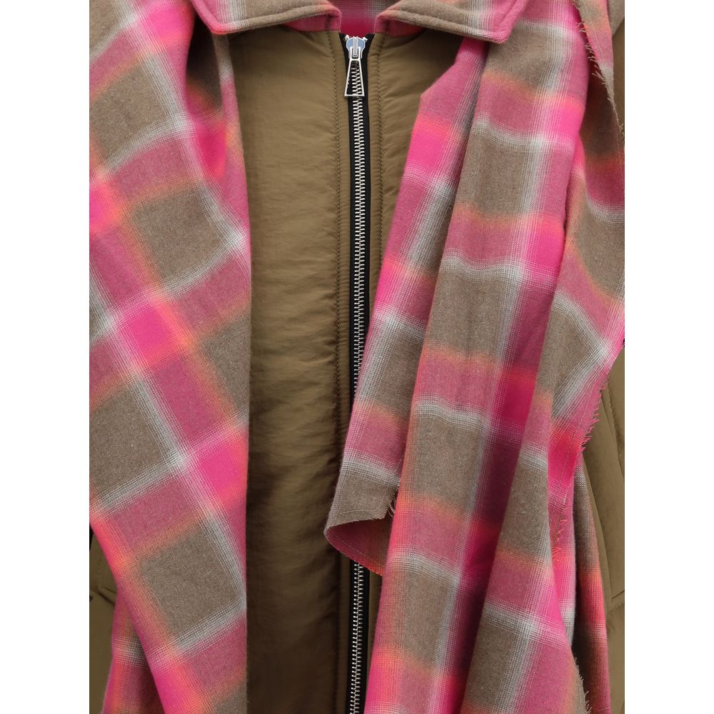 MARBELL Brown Cotton Shell Jacket