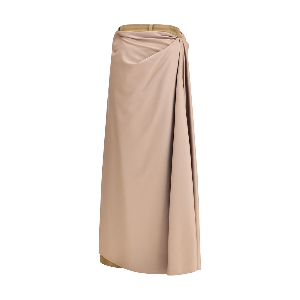 MARBELL Beige Wool Athletic Pants