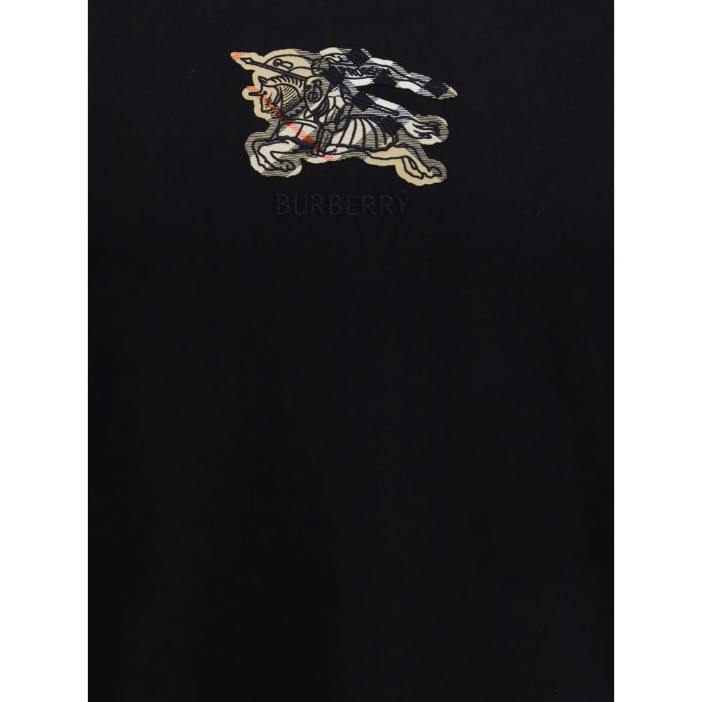 Burberry Checked logo cotton T-shirt