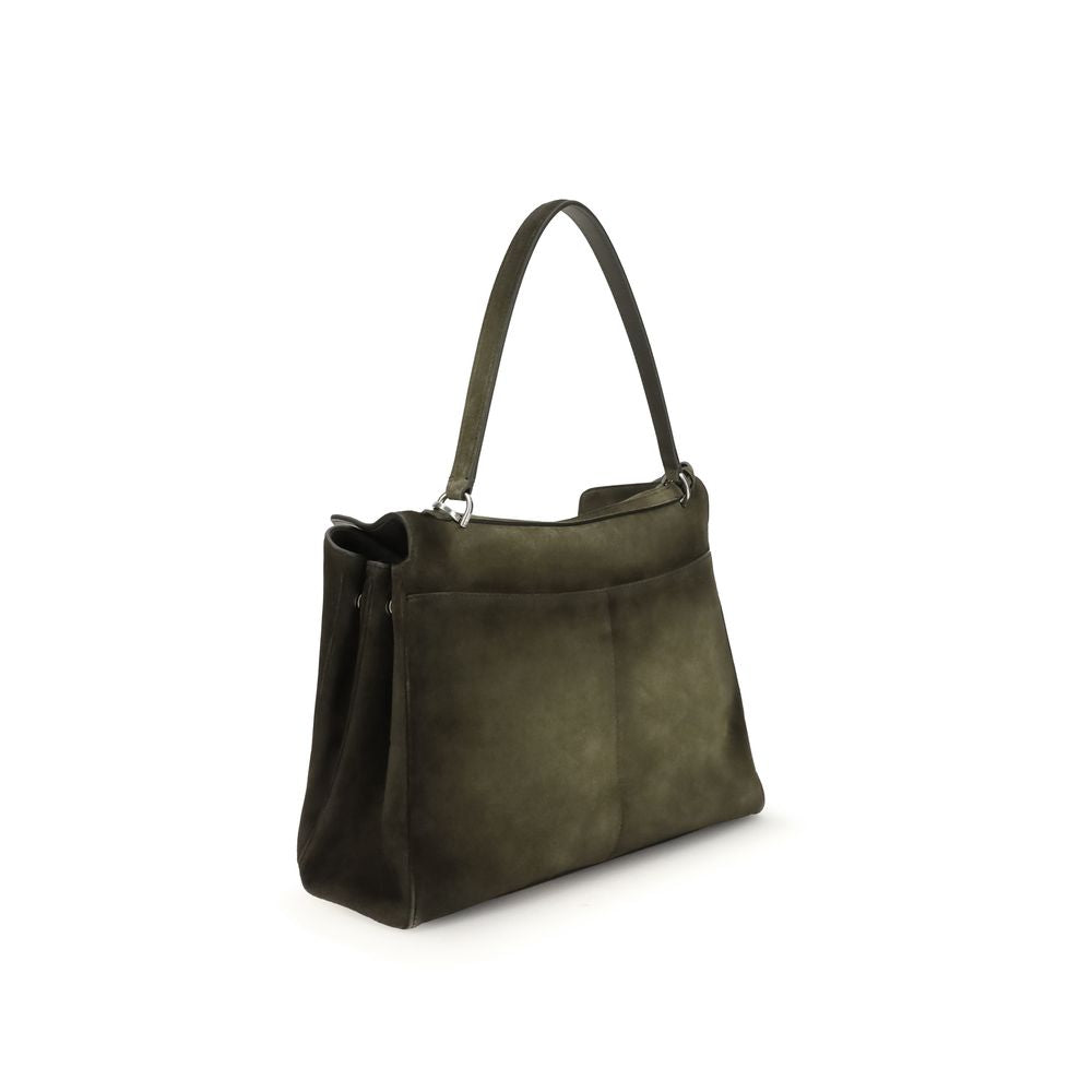 Balenciaga Green Calf Leather Bos Taurus Shoulder Bag