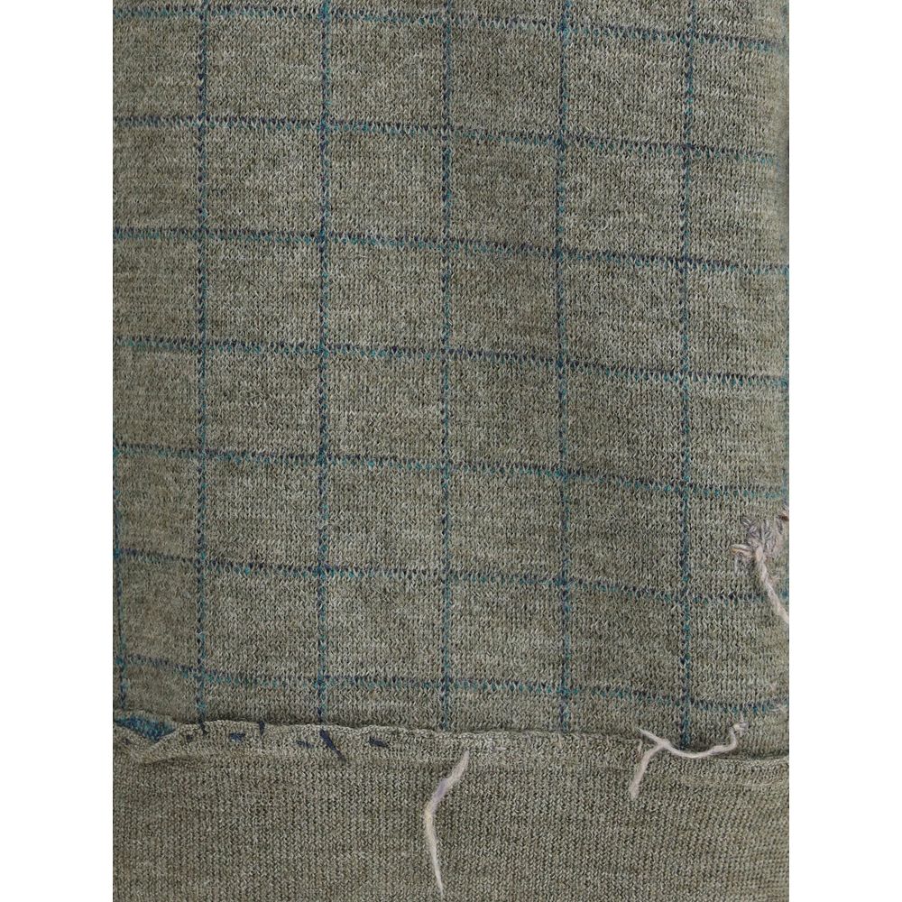 Margiela Green Fleece Wool Sweatshirt