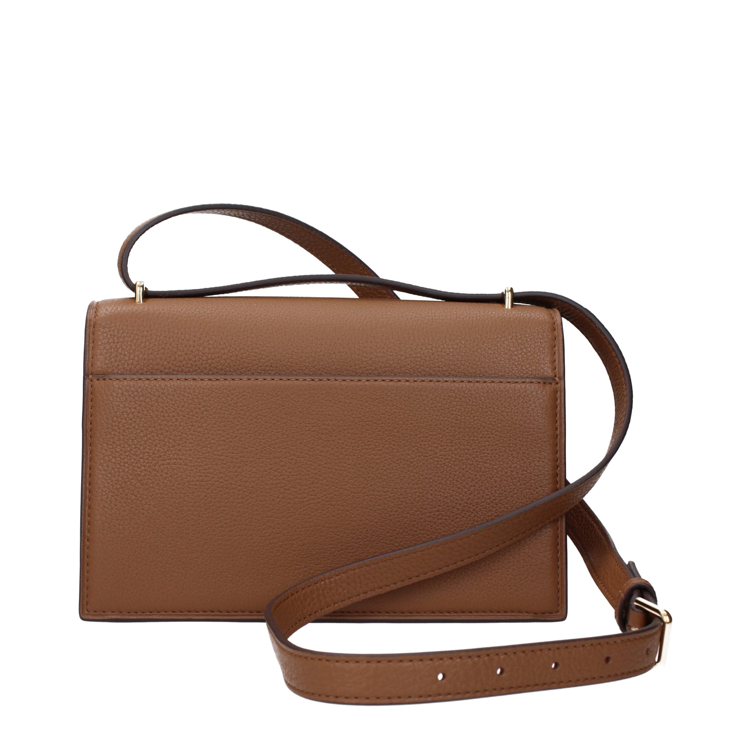 Tory Burch Brown Leather Crossbody Bag