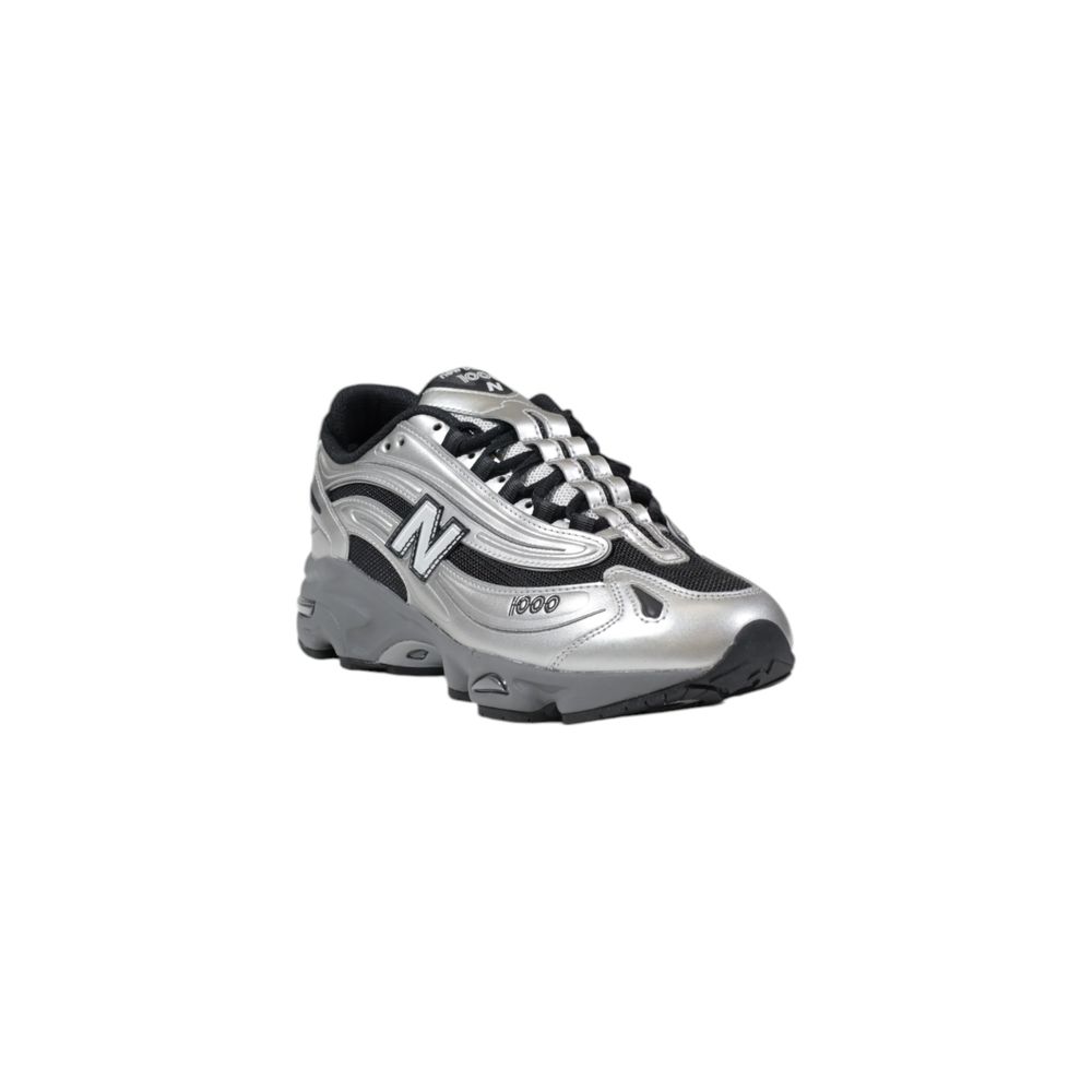 New Balance Silver Synthetic Athletic Sneakers