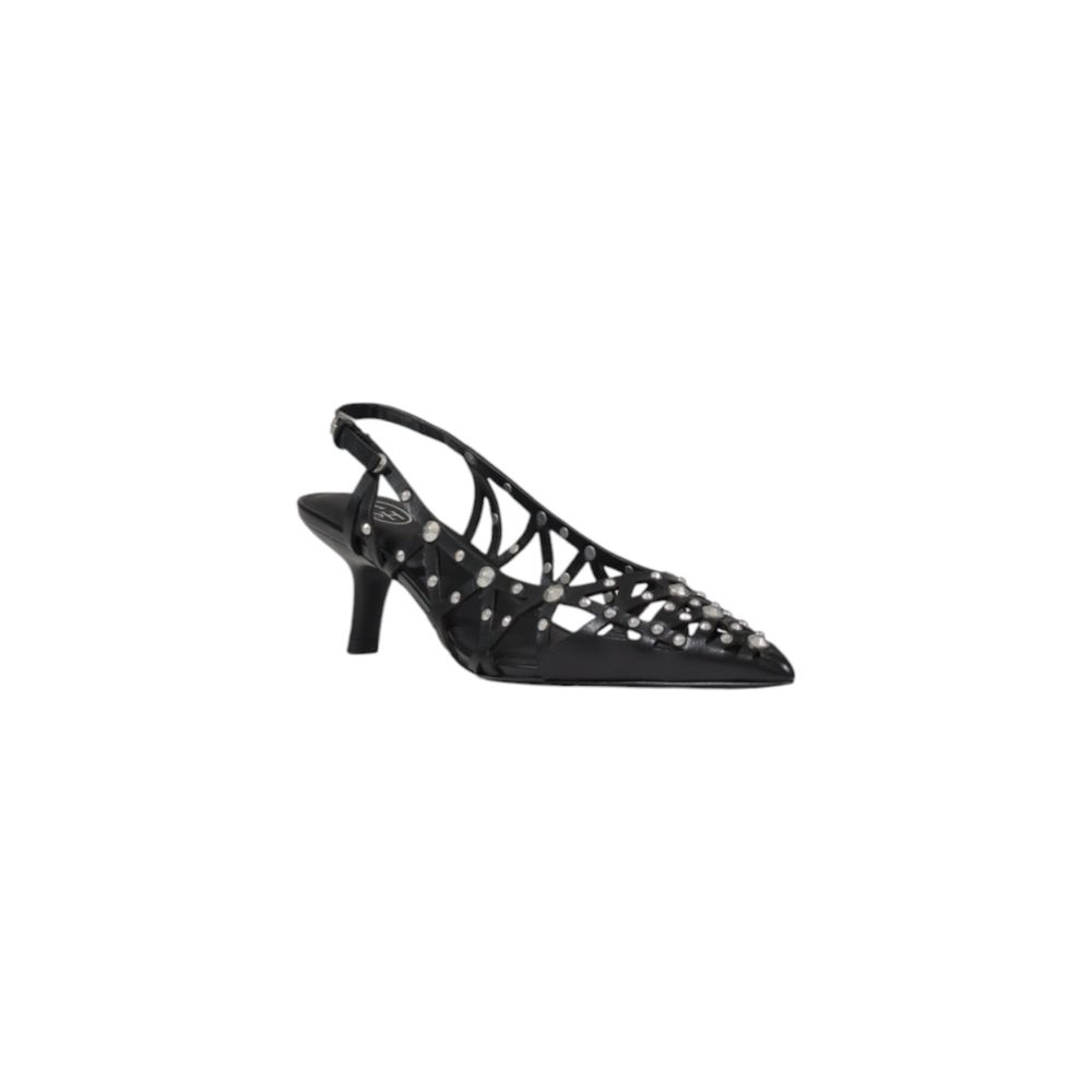 ASH Black Leather High Heel Pumps