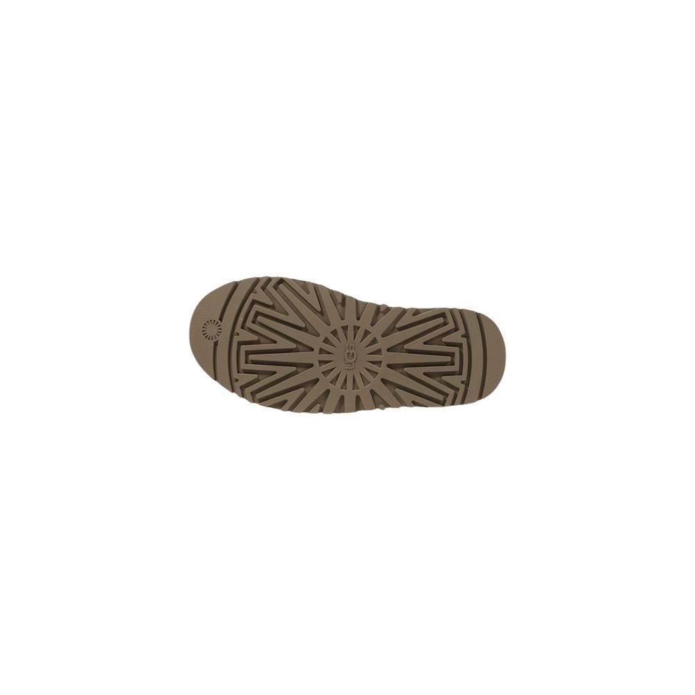UGG Beige Suede Leather Slippers