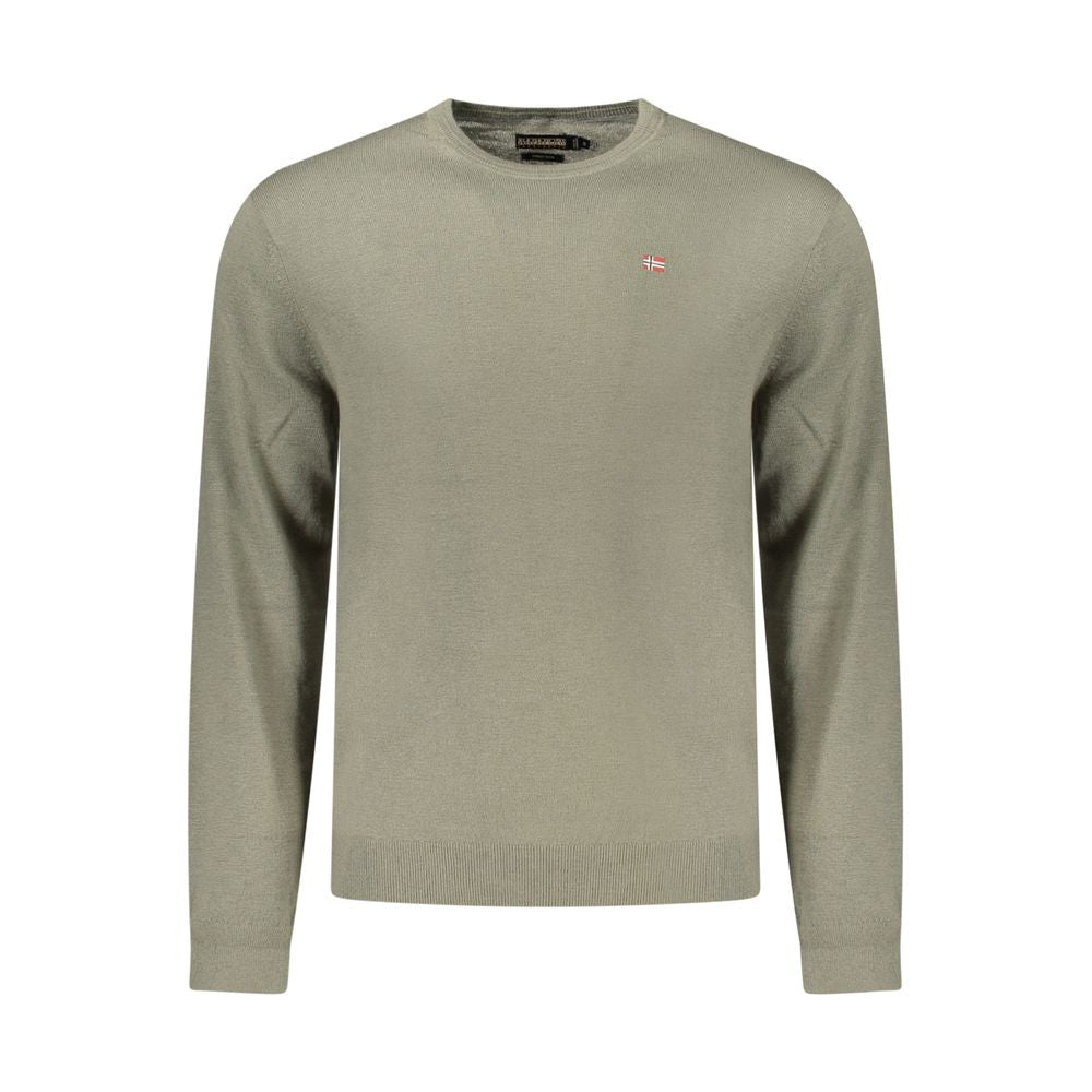 Napapijri Verde Wool Men Sweater