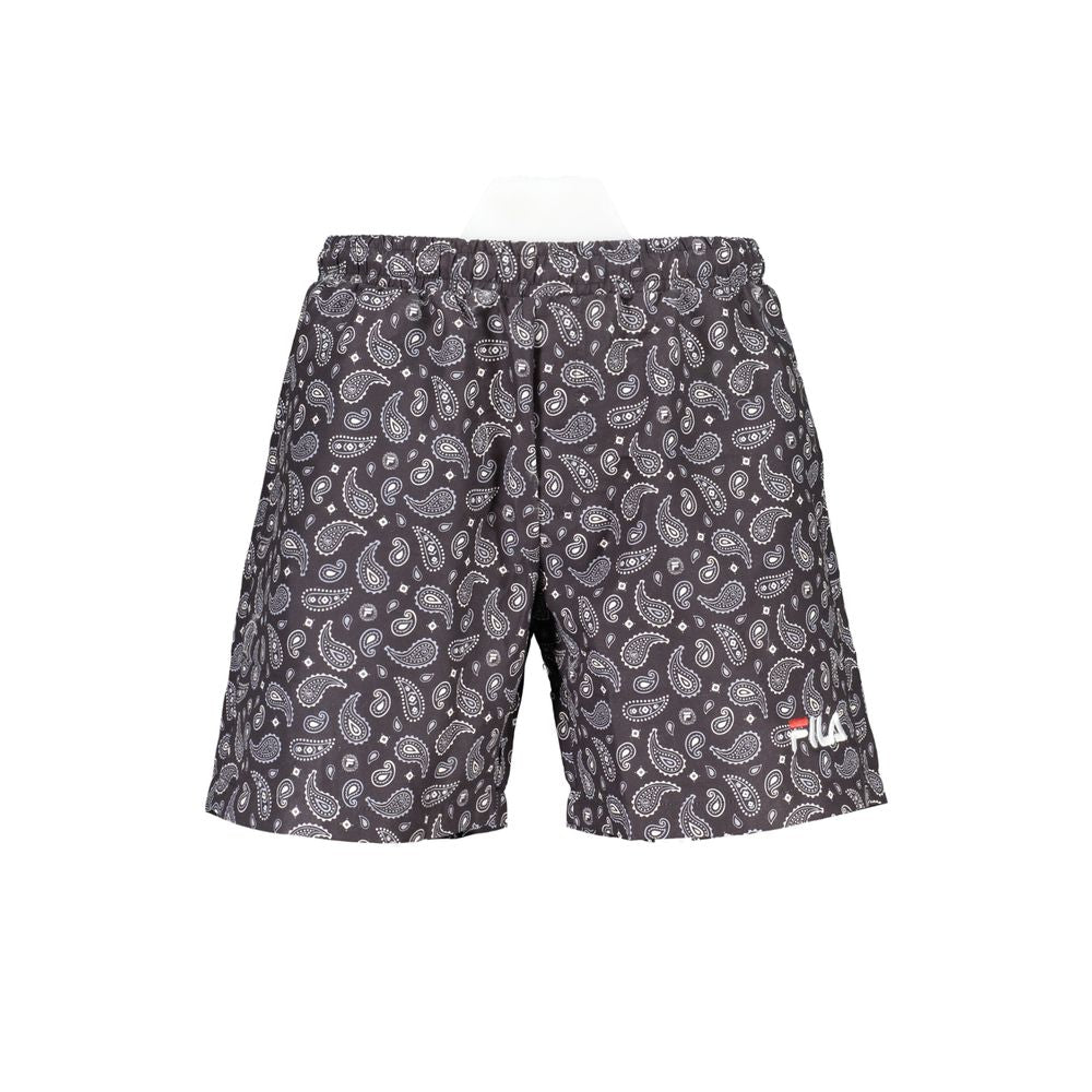 Fila Black Polyester Shorts