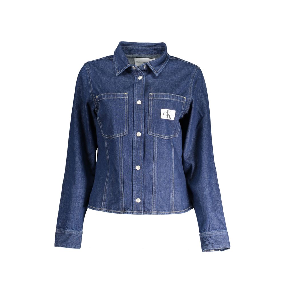 Calvin Klein Blue Cotton Denim Jacket