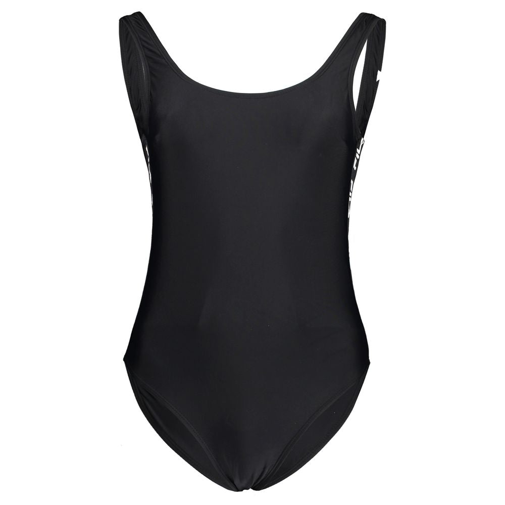 Fila Black Elastane One-Piece Swimsuit