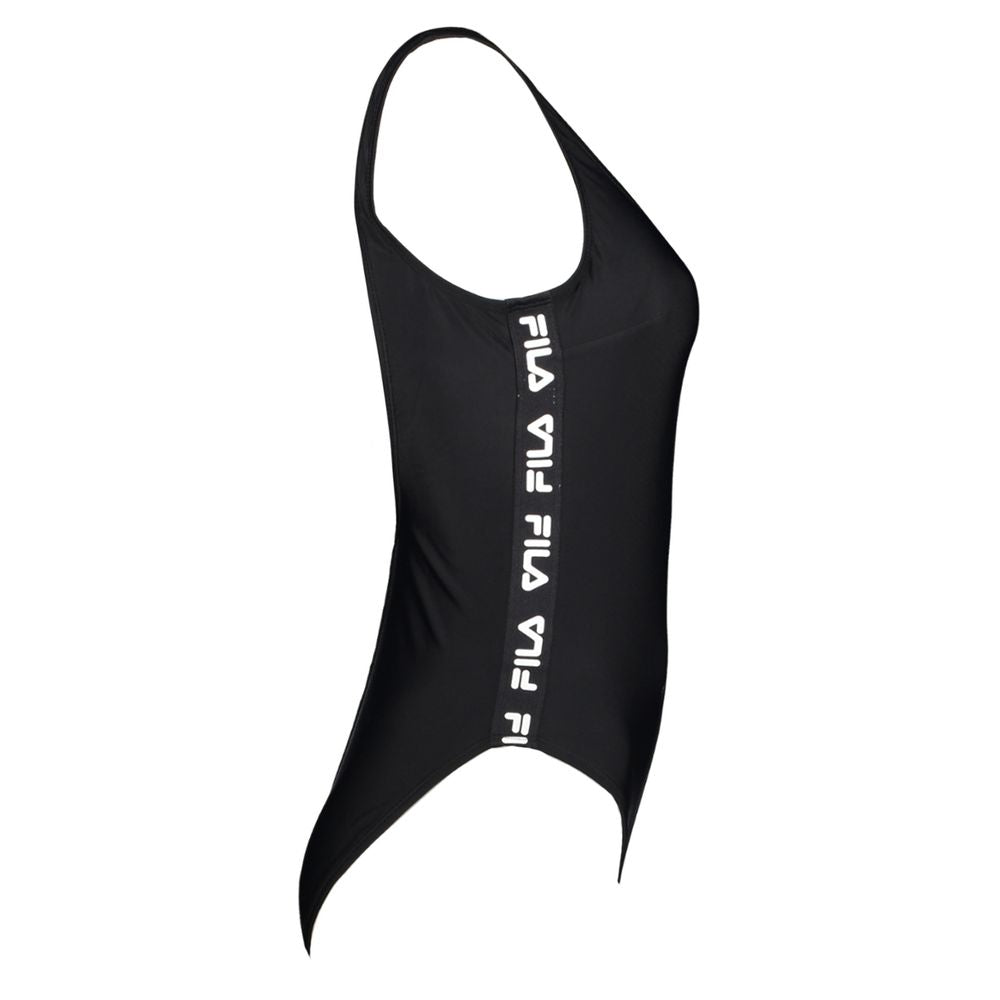 Fila Black Elastane One-Piece Swimsuit